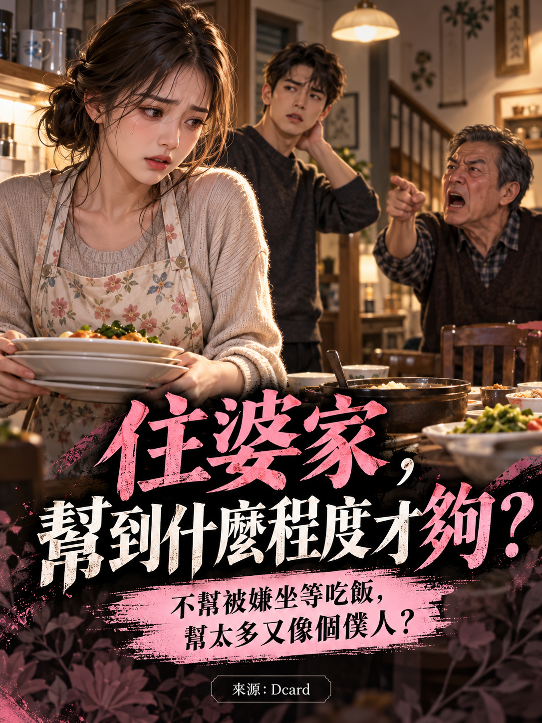待業住婆家被公公嫌不幫忙煮飯 漫畫封面