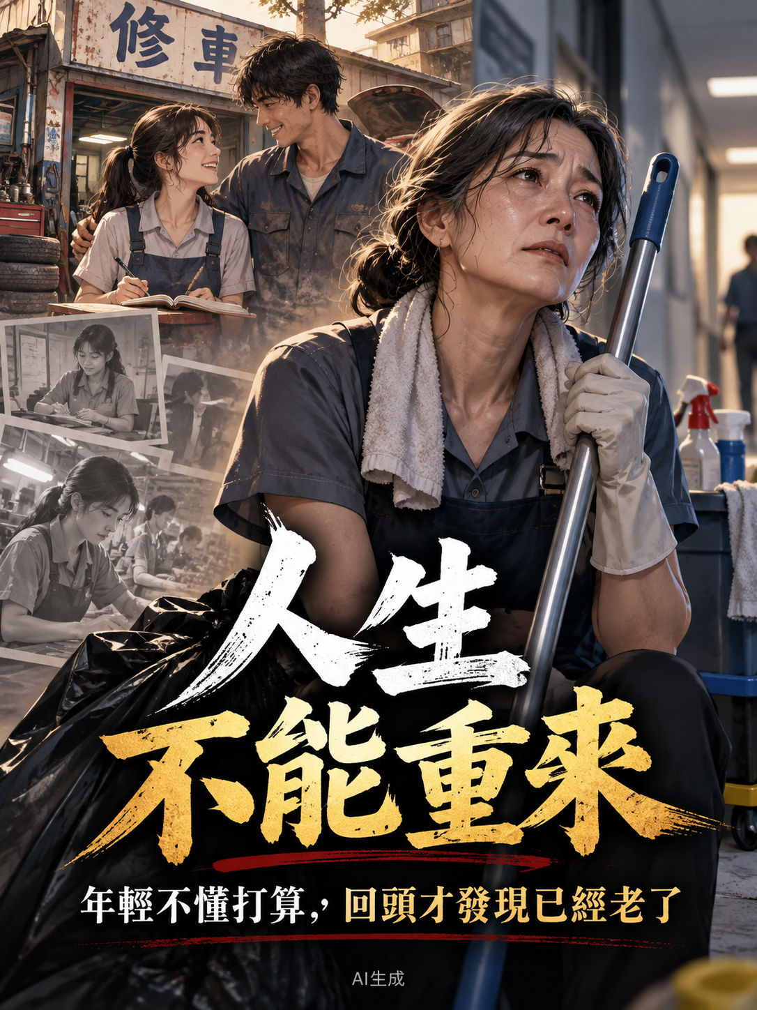 早婚底層勞工的半生悔恨錄 漫畫封面